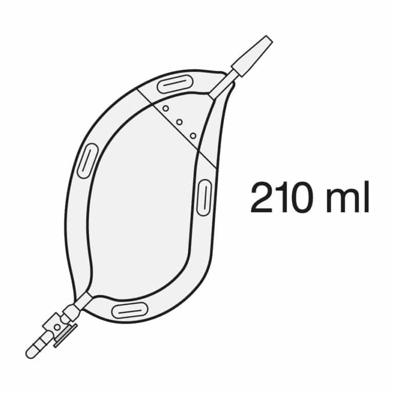 Sauer Kinderbeutel mit 210 ml (Diskretbeutel) und Drehhahn