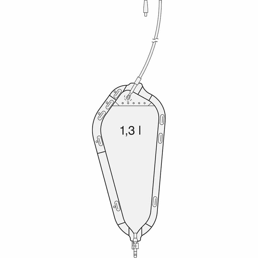 Sauer Rollibeutel mit 1300 ml und Schwenkhahn