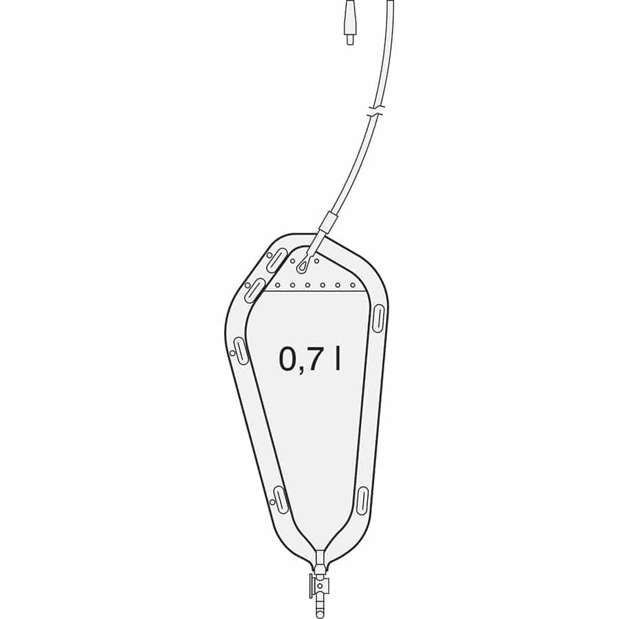 Sauer Rollibeutel mit 700 ml und Drehhahn