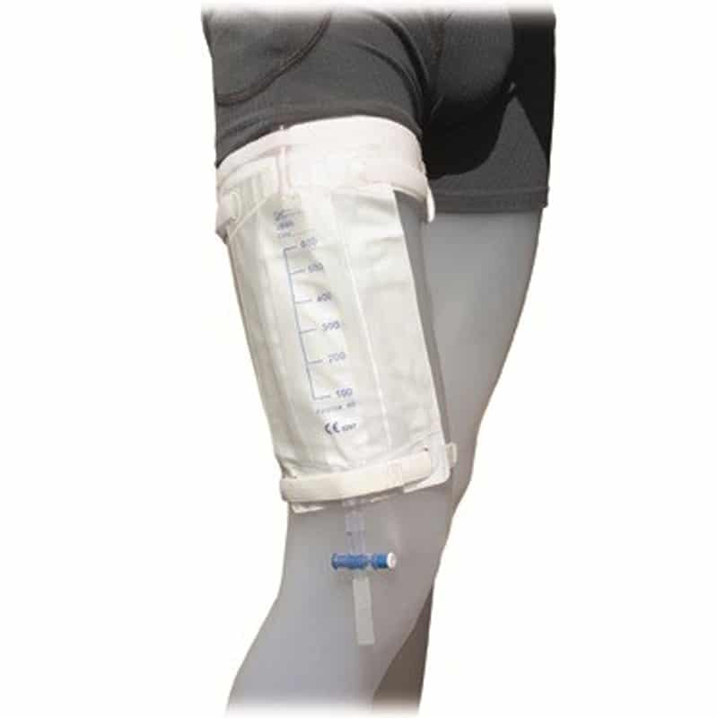 Care Fix Kletthaltebänder Premium-Set Beinbeutel-Halterung