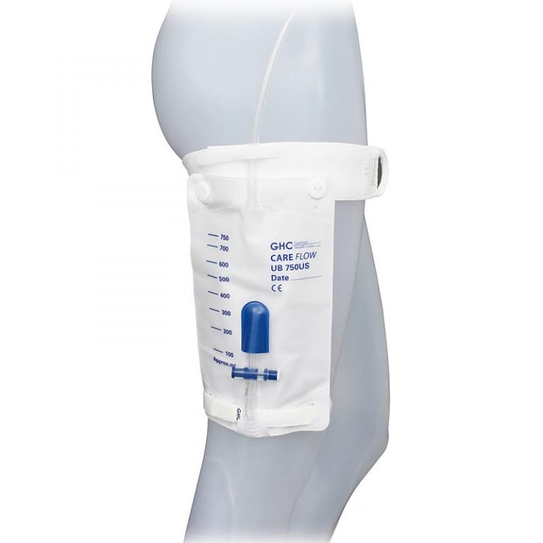 Care Fix Kletthaltebänder Premium Knöpfe Beinbeutel-Halterung