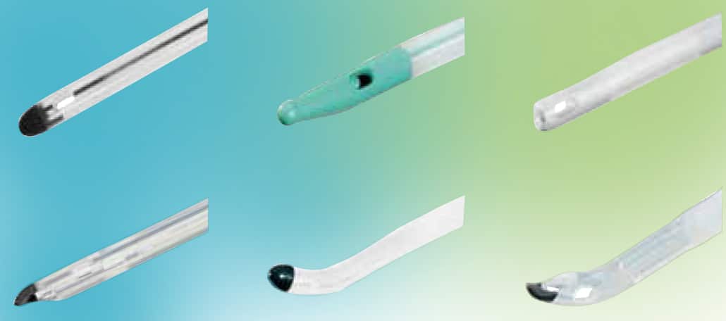 Intermittierender Katheterismus (ISK) unterschiedliche Katheterspitzen